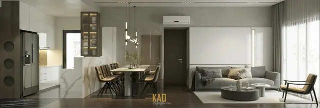 Căn Hộ Mizuki Park MP1-1604, nội thất KAO Design