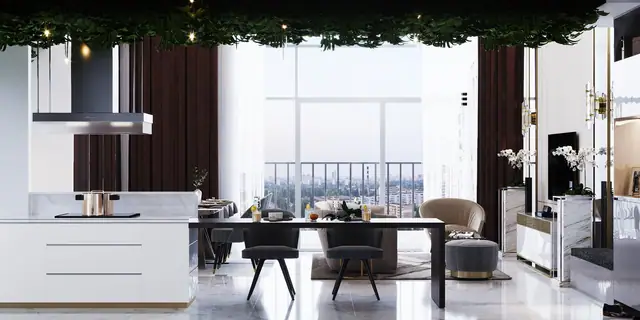 Duplex Vista Verde A2304, nội thất KAO Design